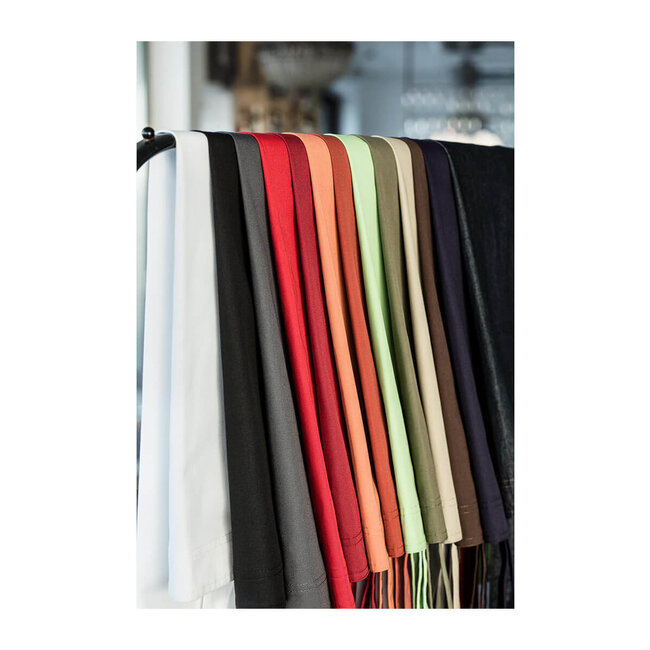 Basic schort unisex lang zwart