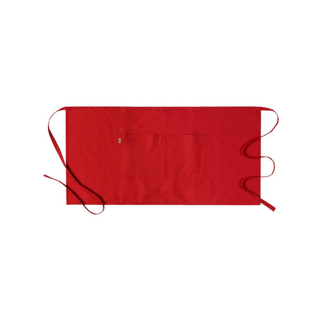 Basic sloof unisex kort rood