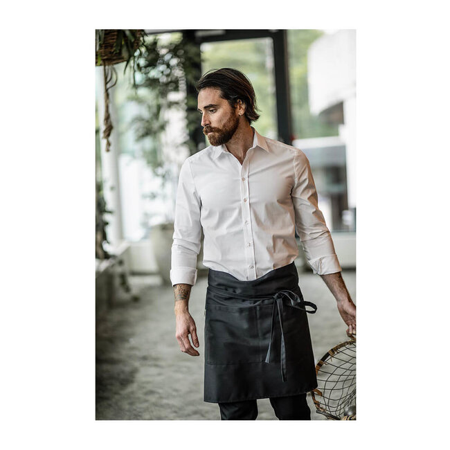 Basic sloof unisex kort zwart