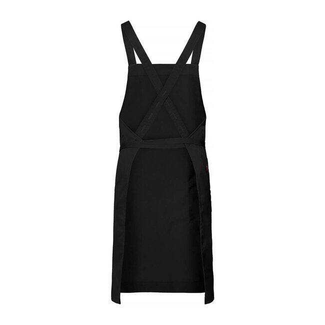 Premium schort unisex lang supportive denim zwart