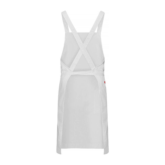 Premium schort unisex lang supportive denim wit