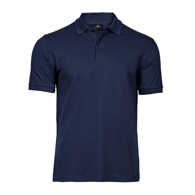 Premium polo Tee Jays korte mouw heren navy-blauw