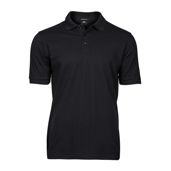 Tee Jays Premium polo Tee Jays korte mouw heren zwart