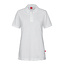 Segers Basic polo getailleerd korte mouw dames wit