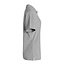 Basic polo getailleerd korte mouw dames grijs