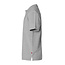 Basic polo getailleerd korte mouw heren grijs
