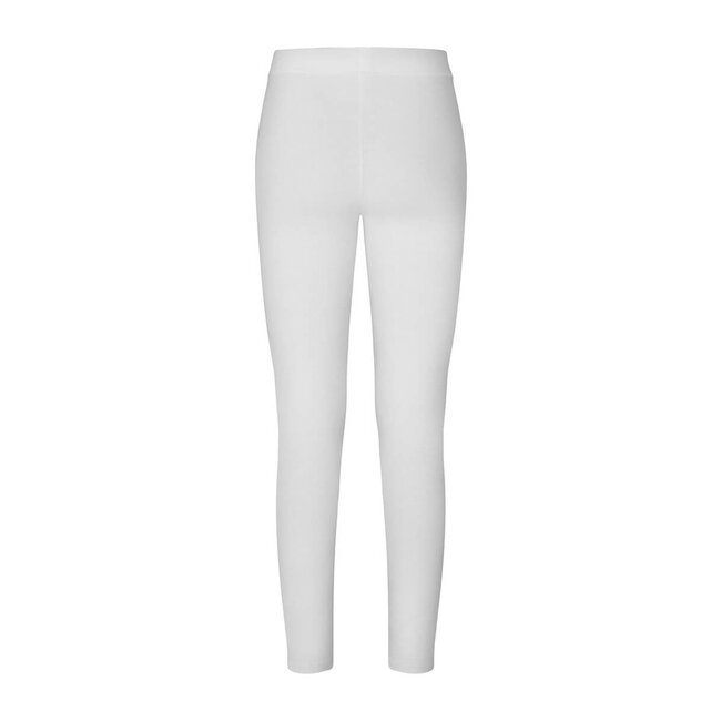 Basic tights met tailleband wit