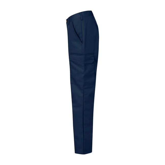 Basic broek dames navy-blauw