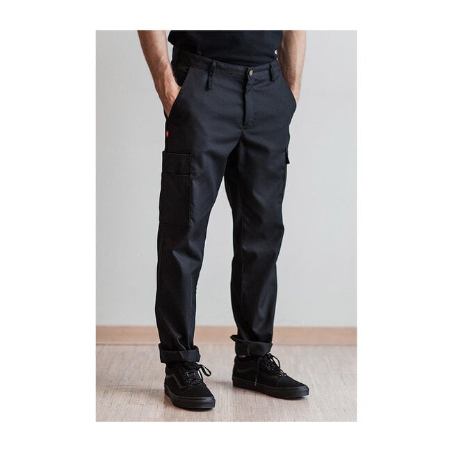 Basic broek heren navy-blauw