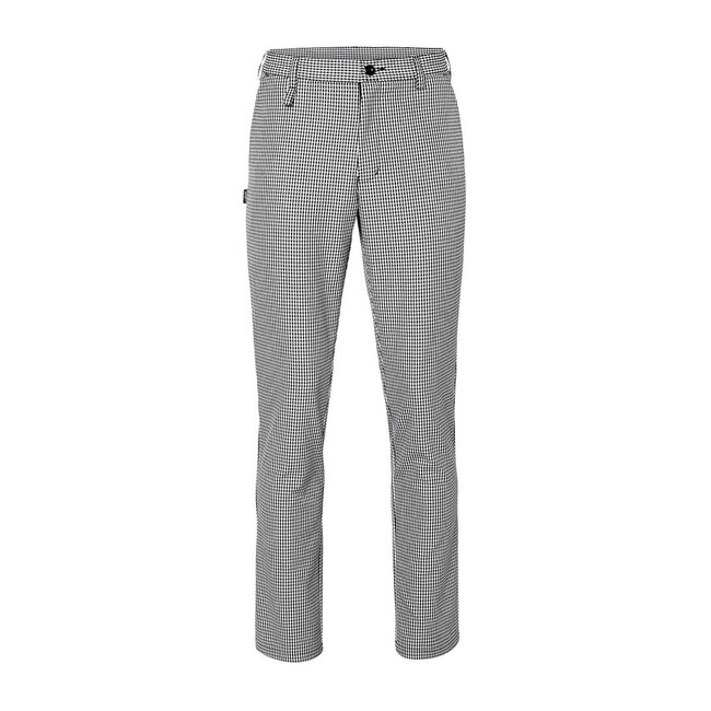 Segers Basic broek heren pepita zwart