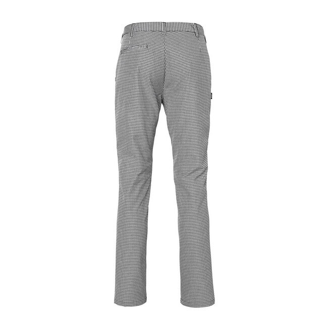 Basic broek heren pepita zwart