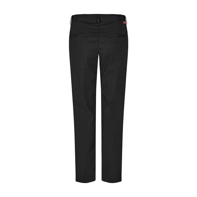 Basic chino broek dames zwart