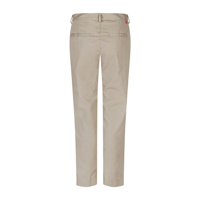Basic chino broek dames beige