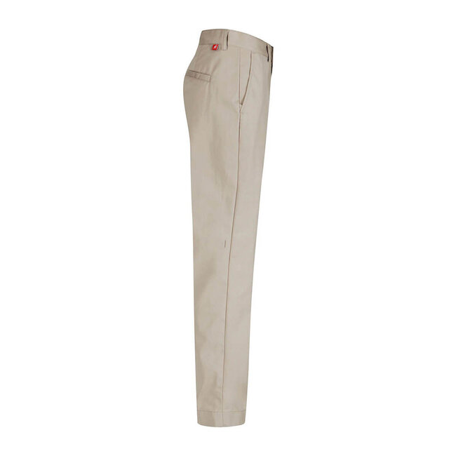 Basic chino broek dames beige
