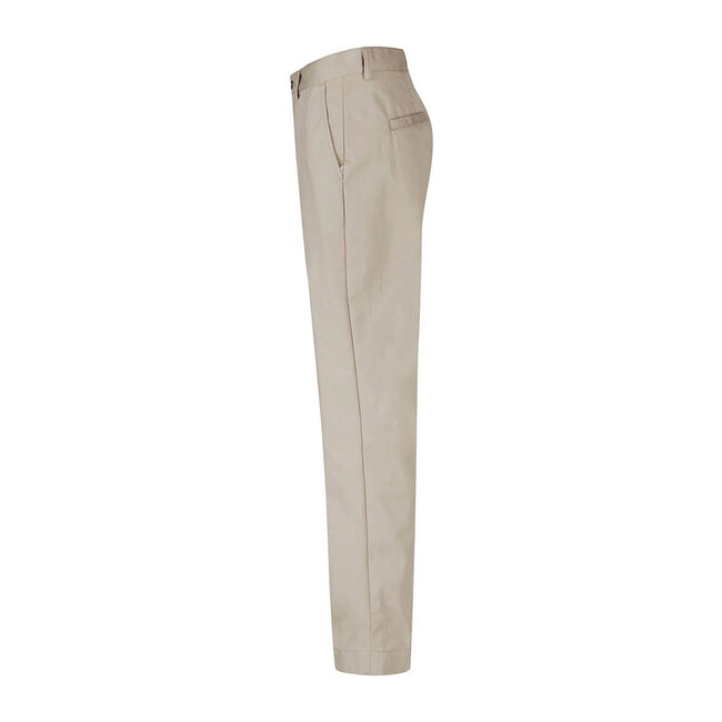Basic chino broek dames beige