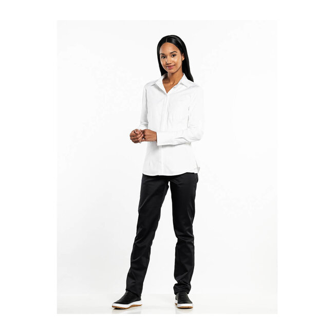 Premium blouse stretch dames wit