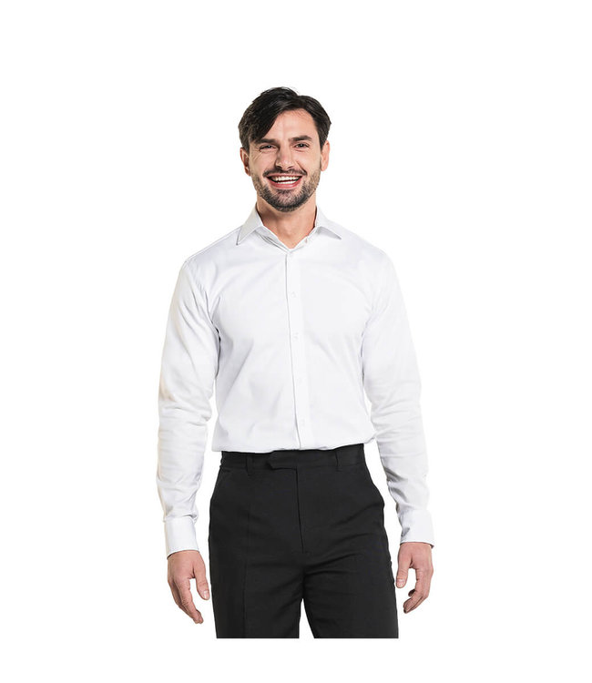 Kers Onderdompeling Initiatief Premium overhemd getailleerd heren wit - Fabrixs
