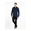 Chaud Devant Premium overhemd stretch heren navy-blauw