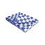 Basic Theedoek geblokt blauw wit