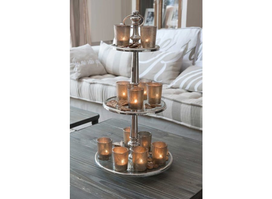 Betere Riviera Maison Berkeley Glass Cake Stand 3 Levels - The Pavilion DP-26