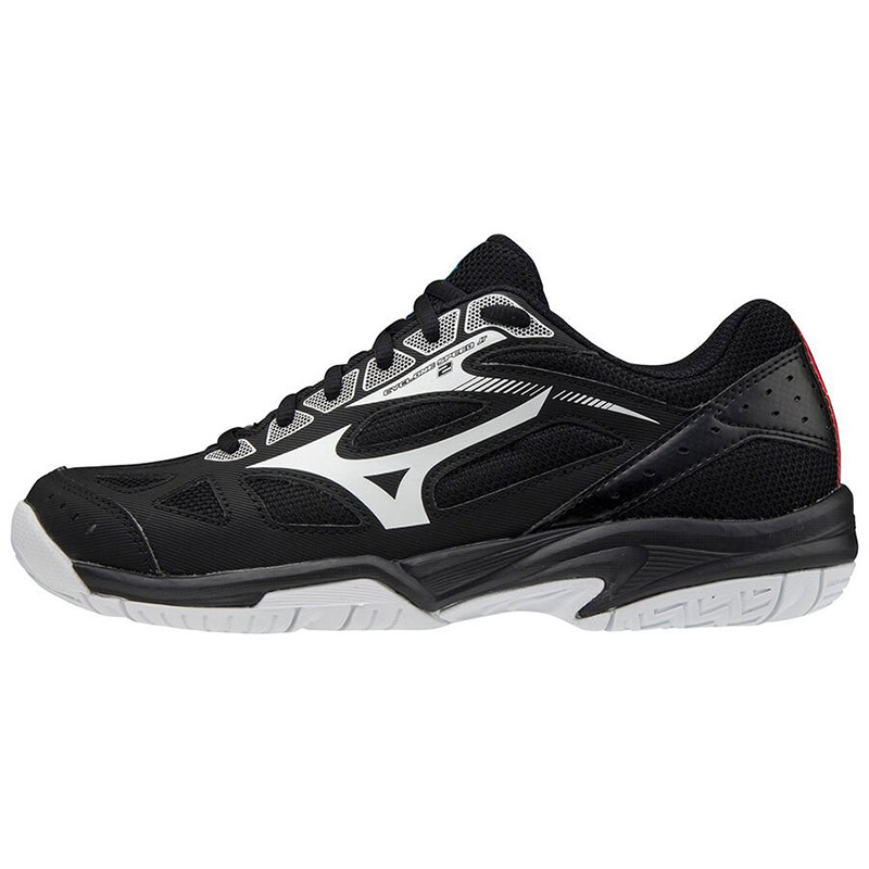 Mizuno Cyclone Speed 2 Junior Zaalschoen Zwart | HockeyXXL - HockeyXXL