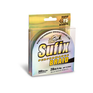 SUFIX 832 ADVANCED SUPERLINE BRAID 300YDS/LOW VIS GREEN - Western  Accessories Fishing & Outdoor