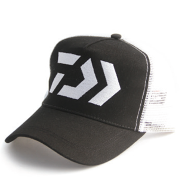 DAIWA CAP DAIWA TRUCKER BLK/WH MESH CURVE PEAK - Western