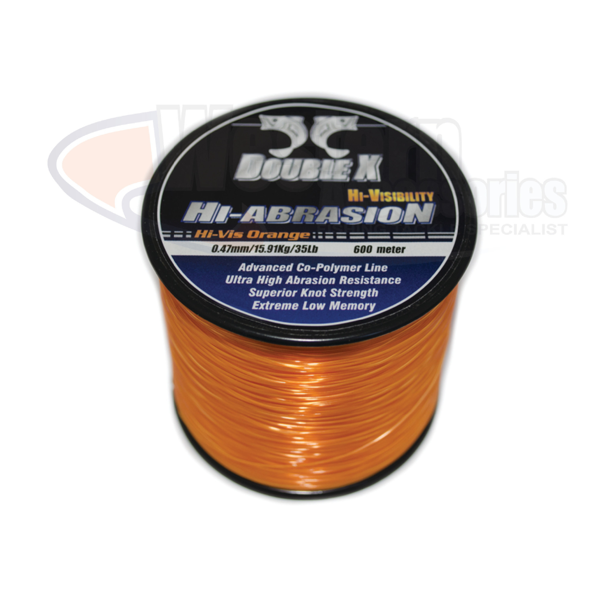 Double X Hi-Abrasion Orange 600m 10lb - Western Accessories