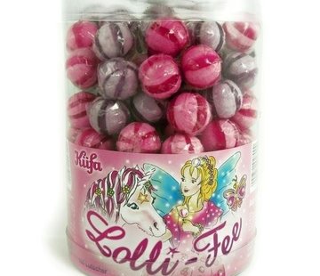 Kufa Gmbh &co.kg Lolly Fee Lila Roze -Silo 100 stuks