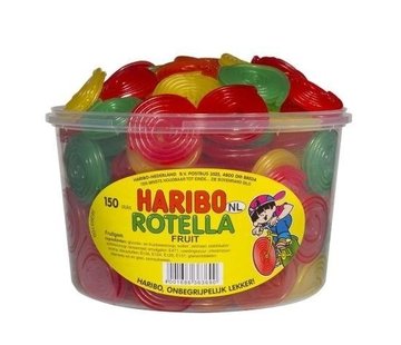 Haribo snoep VEGGIE Rotella Jo-Jo Fruit Haribo Silo 150 Stuks