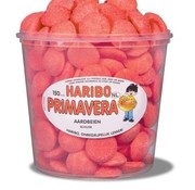 Haribo snoep Primavera Schuim Aardbeien  -Silo 150 Stuks