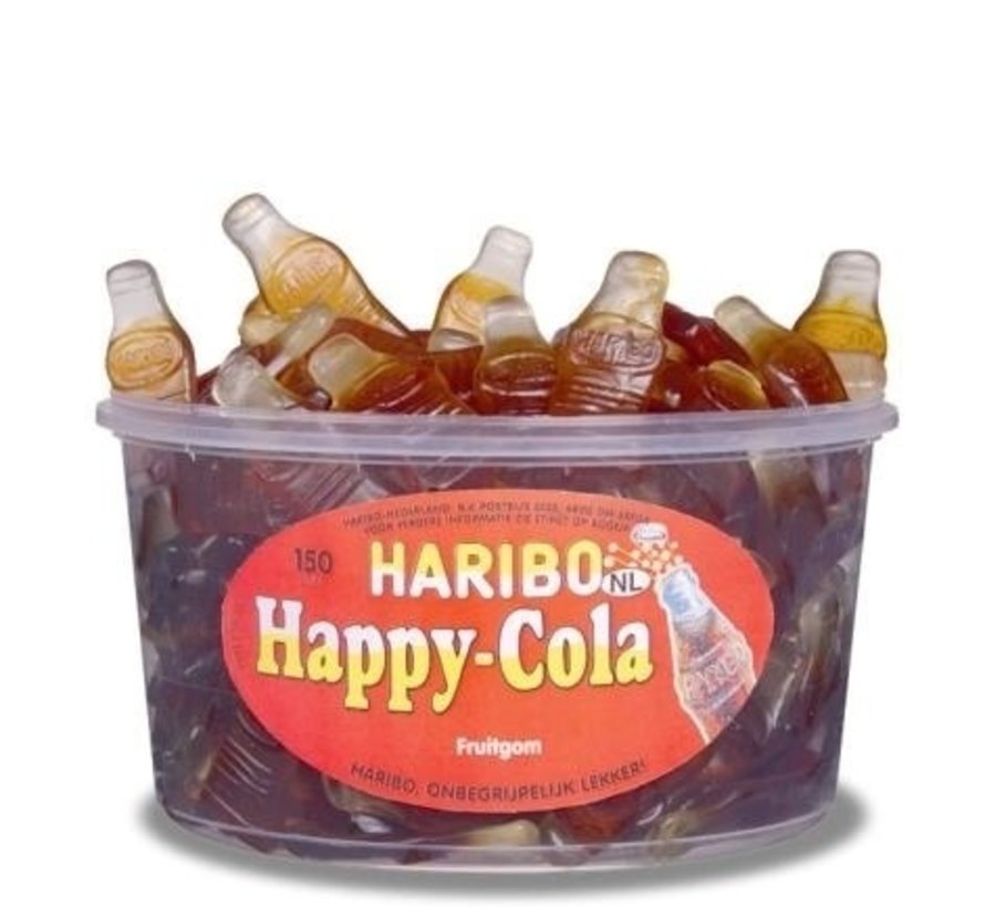 Haribo Colaflessen Groot Silo 150 Stuks
