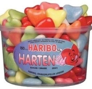 Haribo snoep Valentijn Schuim Harten - Silo 150 Stuks