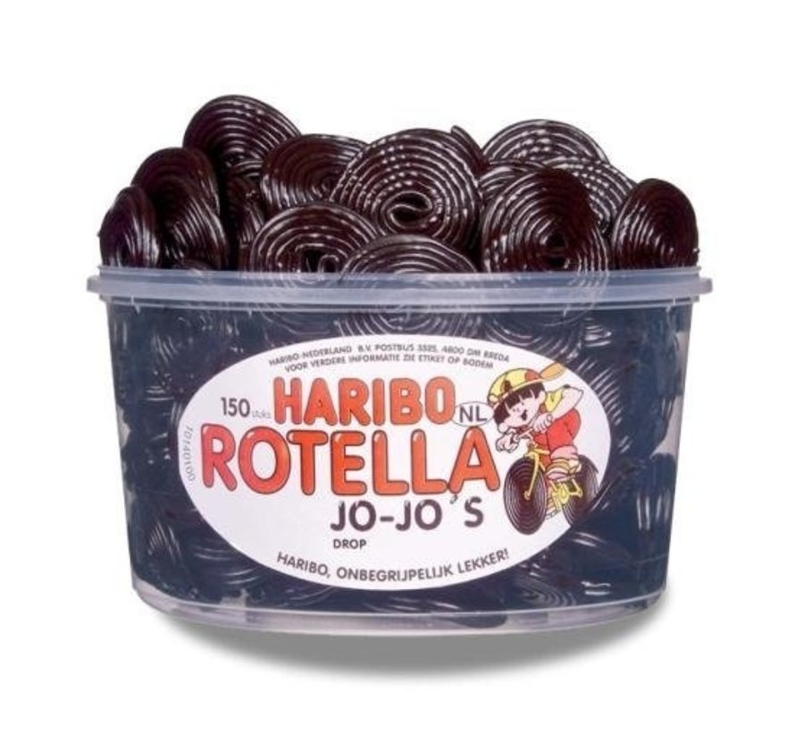 Haribo Rotella Jo-Jo Drop Haribo -Silo 150 Stuks VEGGIE