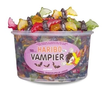 Haribo snoep Vampier Vleermuizen -Silo 150 Stuks