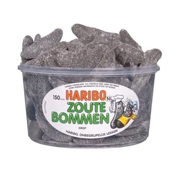 Haribo VEGGIE Zoute Bommen -Silo 150 Stuks