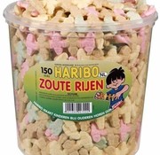 Haribo snoep Zoute Rijen Haribo Silo 150 Stuks
