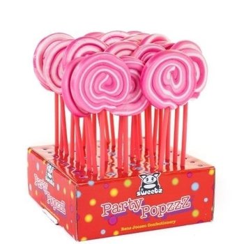 Holland Foodz Spiraal Lolly Roze -Doos 17 stuks