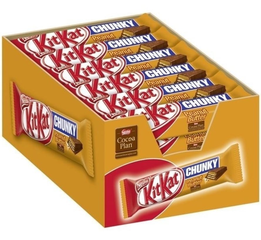 Kitkat Chunky Peanutbutter -Doos 24 Stuks