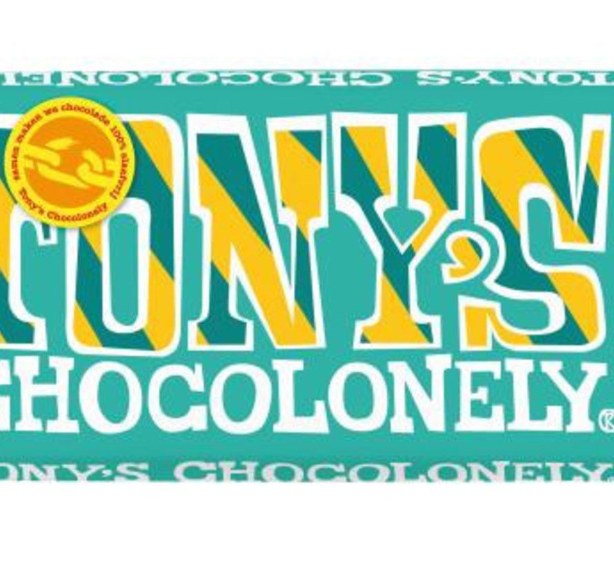 Tony'S Chocolonely 28% Wit Stracciatella 15 Stuks