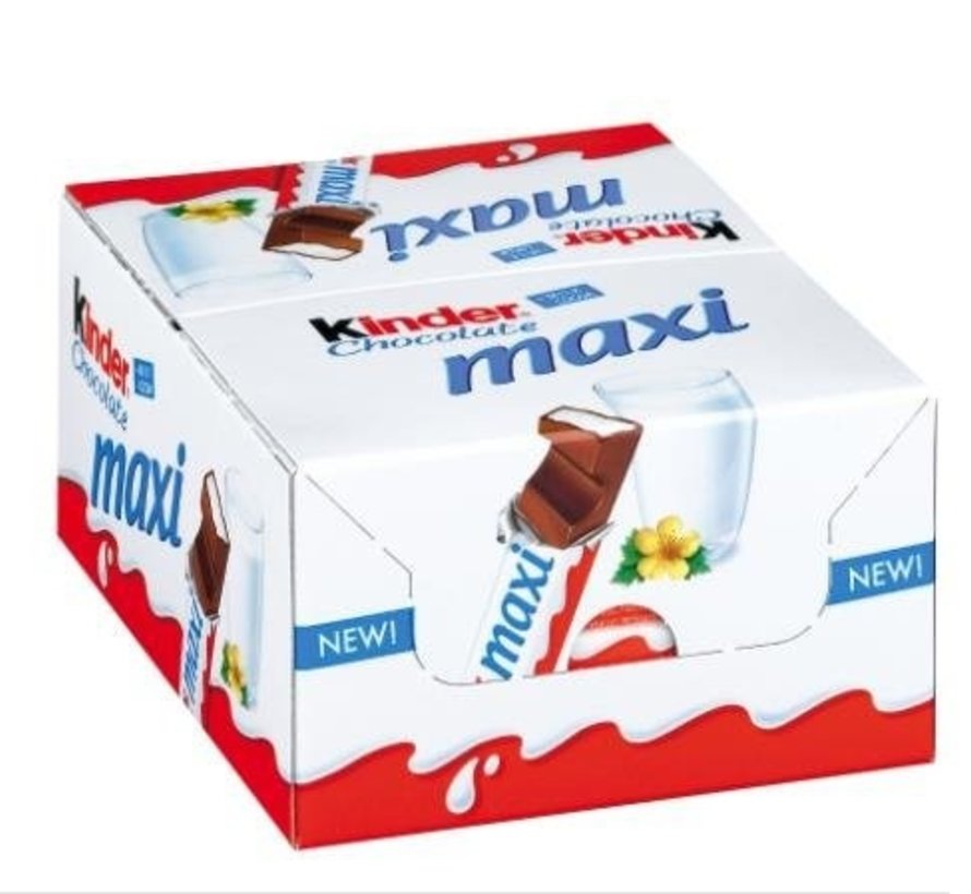 Kinder Maxi Reep -Doos 36 Stuks