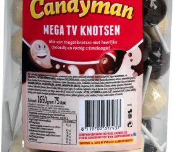 CandyMan Mega Tv Knotsen -Silo 75 Stuks