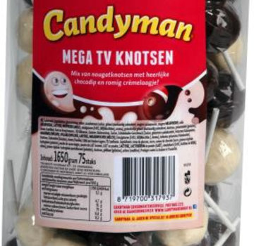 CandyMan Mega Tv Knotsen -Silo 75 Stuks