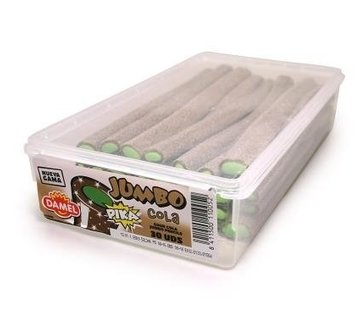 Damel Jumbo Sour Cola Sticks  Silo 30 stuks