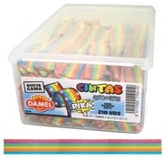 Damel Zure Mat Regenboog  Doos 210 Stuks Damel