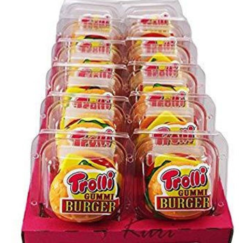 Trolli Maxi Big Burger 50Gr -Doos 12 Stuks