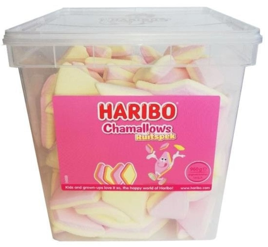 Haribo Chamallows Ruitspek -Silo 120 Stuks
