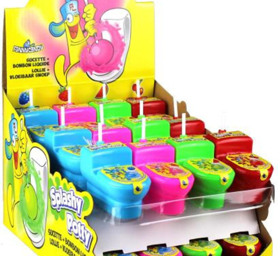 Sour Potty Candy  Doos 24 Stuks