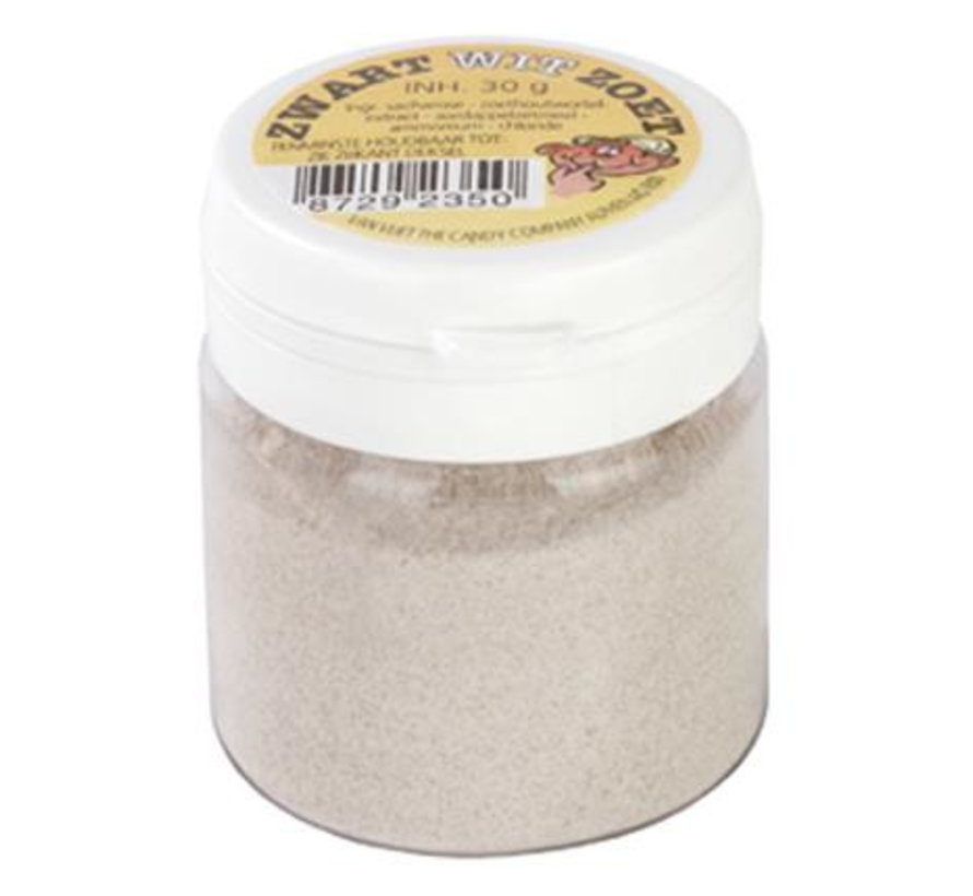 Zwart Wit Zoet -30 gram