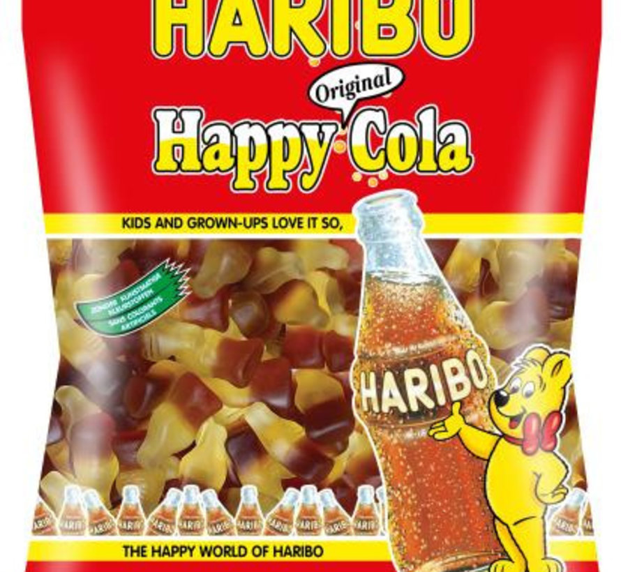 Happy Colaflesjes Haribo Doos 20 X 185 Gram